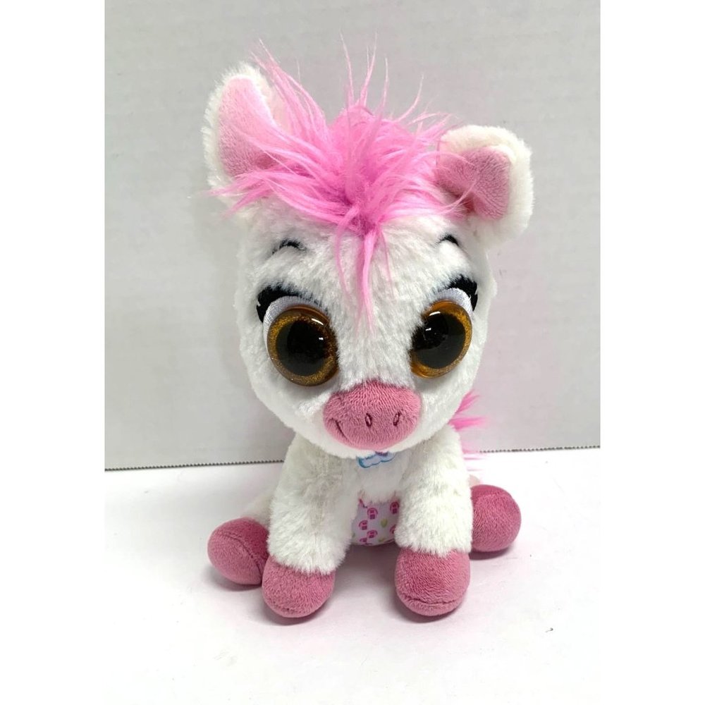 Disney Jr TOTS Care For Me Pony White Pink Plush Stuffed Animal Toy 7 in Tall Ho